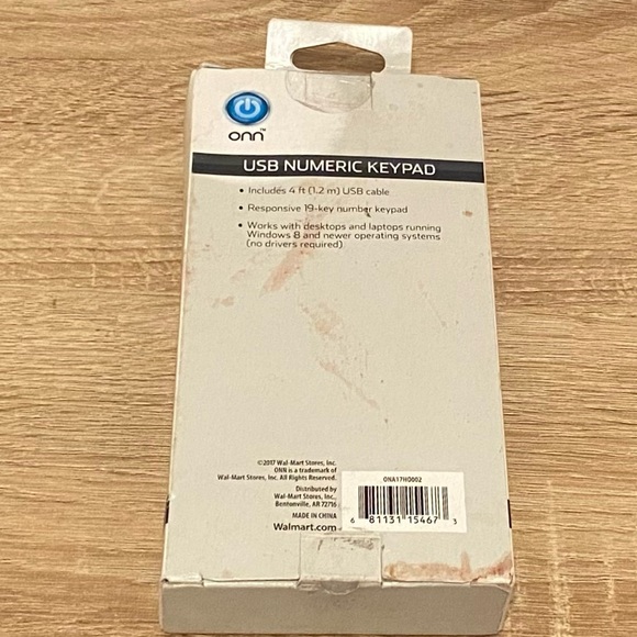 Onn USB Numeric Keypad Responsive 19-Key number Keypad Design Open box - Picture 2 of 4